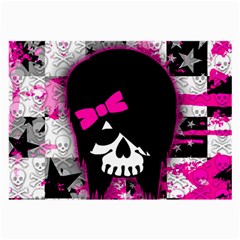 Scene Kid Girl Skull Large Glasses Cloth (2 Sides) from ArtsNow.com Front