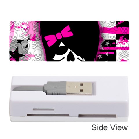 Scene Kid Girl Skull Memory Card Reader (Stick) from ArtsNow.com Front