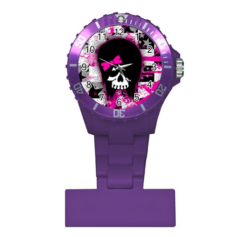 Scene Kid Girl Skull Plastic Nurses Watch from ArtsNow.com Front