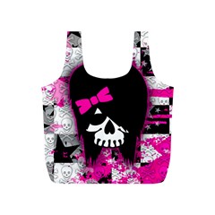 Scene Kid Girl Skull Full Print Recycle Bag (S) from ArtsNow.com Front