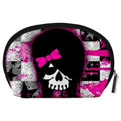 Scene Kid Girl Skull Accessory Pouch (Large) from ArtsNow.com Back