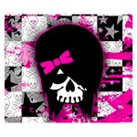 Scene Kid Girl Skull Double Sided Flano Blanket (Small)