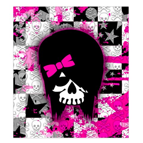 Scene Kid Girl Skull Duvet Cover (King Size) from ArtsNow.com Duvet Quilt