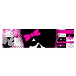 Scene Kid Girl Skull Satin Scarf (Oblong)