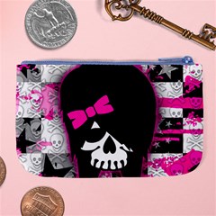 Scene Kid Girl Skull Large Coin Purse from ArtsNow.com Back