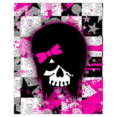 Scene Kid Girl Skull Drawstring Pouch (XL) from ArtsNow.com Front