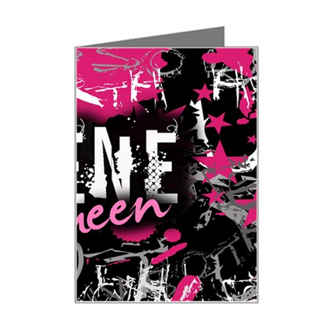 Scene Queen Mini Greeting Card from ArtsNow.com Left