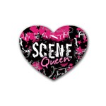 Scene Queen Rubber Heart Coaster (4 pack)