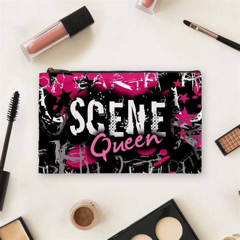 Scene Queen Cosmetic Bag (Medium) from ArtsNow.com Front