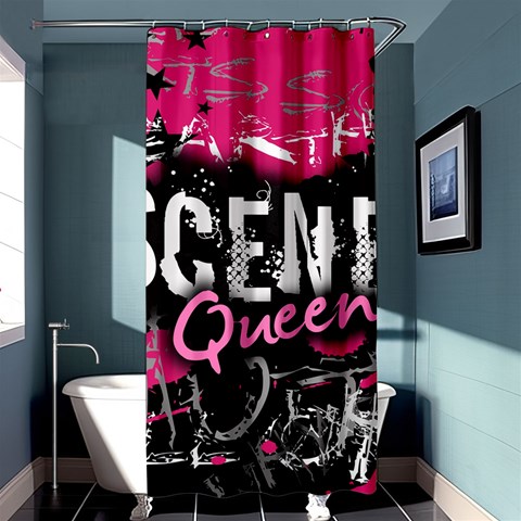 Scene Queen Shower Curtain 36  x 72  (Stall) from ArtsNow.com Curtain(36 X72 ) - 33.26 x66.24  Curtain(36 X72 )