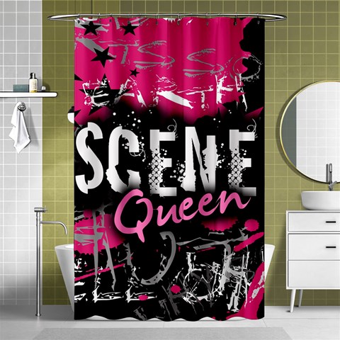 Scene Queen Shower Curtain 48  x 72  (Small) from ArtsNow.com Curtain(48  X 72 ) - 42.18 x64.8  Curtain(48  X 72 )