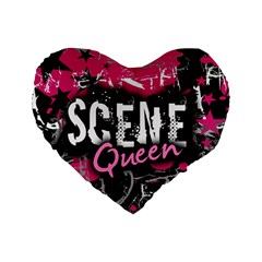 Scene Queen Standard 16  Premium Heart Shape Cushion  from ArtsNow.com Front