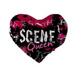 Scene Queen Standard 16  Premium Heart Shape Cushion 