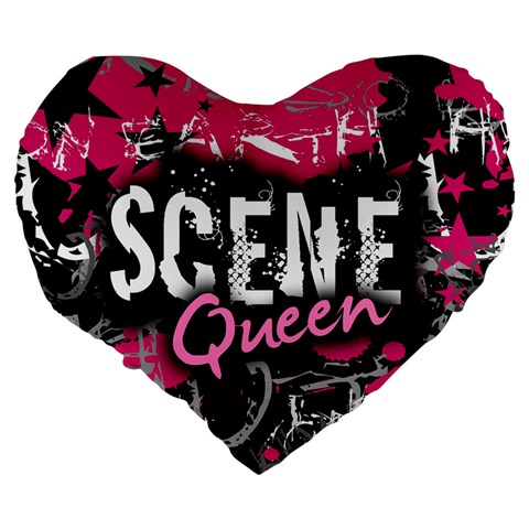 Scene Queen Large 19  Premium Heart Shape Cushion from ArtsNow.com Back