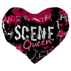 Scene Queen Large 19  Premium Heart Shape Cushion from ArtsNow.com Back