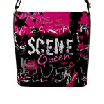 Scene Queen Flap Closure Messenger Bag (L)