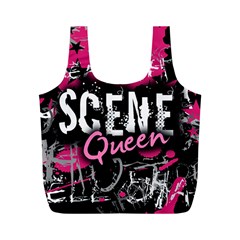 Scene Queen Full Print Recycle Bag (M) from ArtsNow.com Front