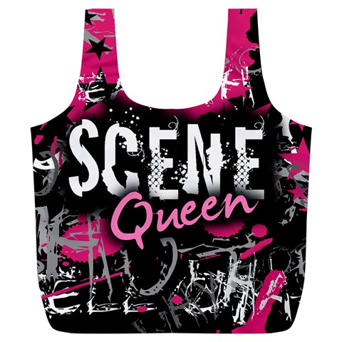 Scene Queen Full Print Recycle Bag (XL) from ArtsNow.com Front