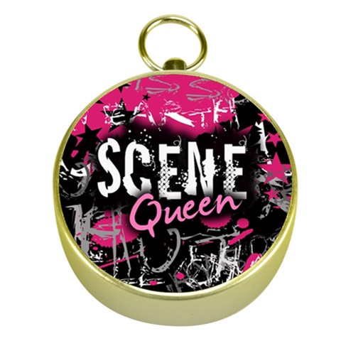 Scene Queen Gold Compass from ArtsNow.com Front