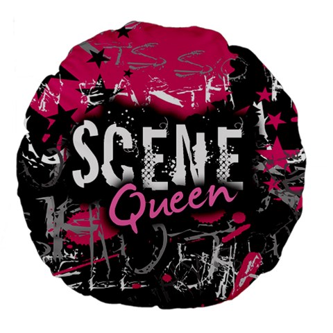 Scene Queen Large 18  Premium Flano Round Cushion  from ArtsNow.com Front