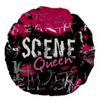 Scene Queen Large 18  Premium Flano Round Cushion 