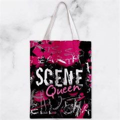 Scene Queen Zipper Classic Tote Bag from ArtsNow.com Front