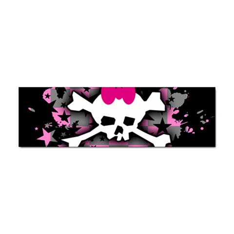 Scene Skull Splatter Sticker Bumper (10 pack) from ArtsNow.com Front