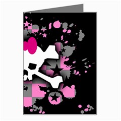 Scene Skull Splatter Greeting Card from ArtsNow.com Left