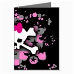 Scene Skull Splatter Greeting Card