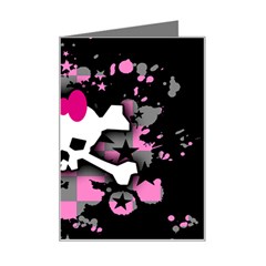 Scene Skull Splatter Mini Greeting Card from ArtsNow.com Left