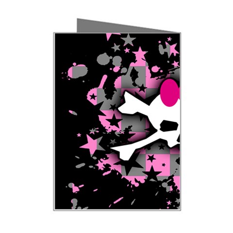 Scene Skull Splatter Mini Greeting Card from ArtsNow.com Right