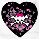 Scene Skull Splatter Jigsaw Puzzle (Heart)