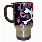 Scene Skull Splatter Travel Mug (White)