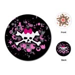 Scene Skull Splatter Playing Cards Single Design (Round)