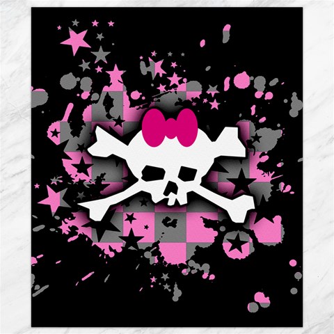 Scene Skull Splatter Canvas 8  x 10  from ArtsNow.com 8.15 x9.66  Canvas - 1
