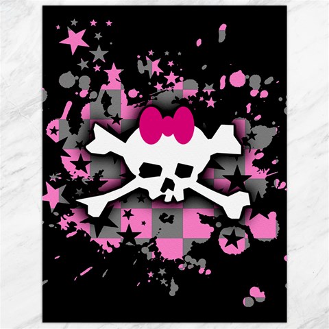 Scene Skull Splatter Canvas 12  x 16  from ArtsNow.com 11.86 x15.41  Canvas - 1