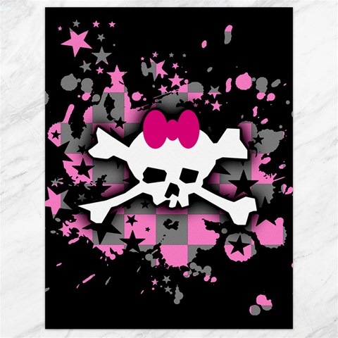 Scene Skull Splatter Canvas 18  x 24  from ArtsNow.com 17.8 x23.08  Canvas - 1
