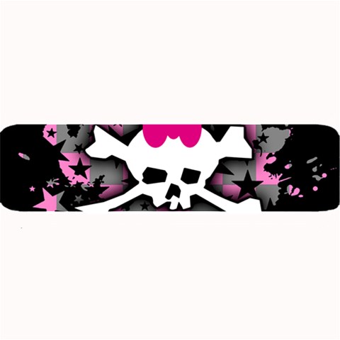 Scene Skull Splatter Large Bar Mat from ArtsNow.com 32 x8.5  Bar Mat