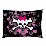 Scene Skull Splatter Pillow Case