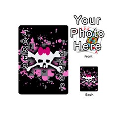 Scene Skull Splatter Playing Cards 54 Designs (Mini) from ArtsNow.com Front - Joker1