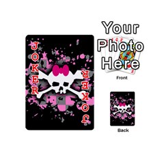 Scene Skull Splatter Playing Cards 54 Designs (Mini) from ArtsNow.com Front - Joker2