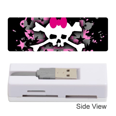 Scene Skull Splatter Memory Card Reader (Stick) from ArtsNow.com Front