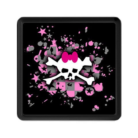 Scene Skull Splatter Memory Card Reader (Square) from ArtsNow.com Front