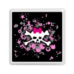 Scene Skull Splatter Memory Card Reader (Square)