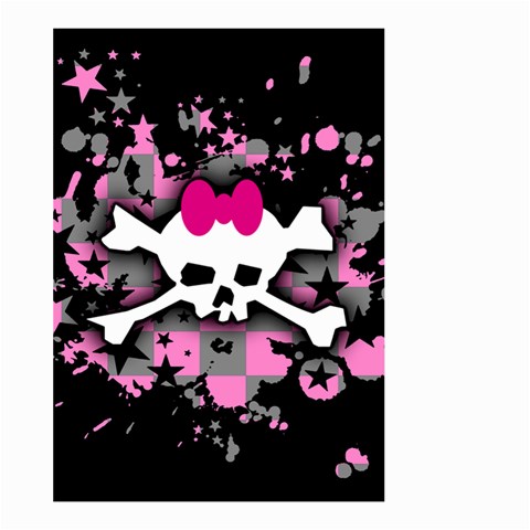Scene Skull Splatter Large Garden Flag (Two Sides) from ArtsNow.com Front