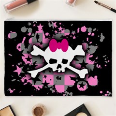 Scene Skull Splatter Cosmetic Bag (XXXL) from ArtsNow.com Front