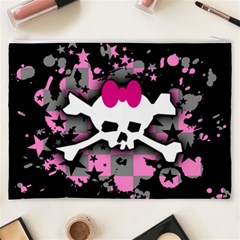 Scene Skull Splatter Cosmetic Bag (XXXL) from ArtsNow.com Back