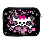 Scene Skull Splatter Apple iPad Zipper Case