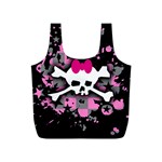 Scene Skull Splatter Full Print Recycle Bag (S)