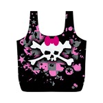 Scene Skull Splatter Full Print Recycle Bag (M)